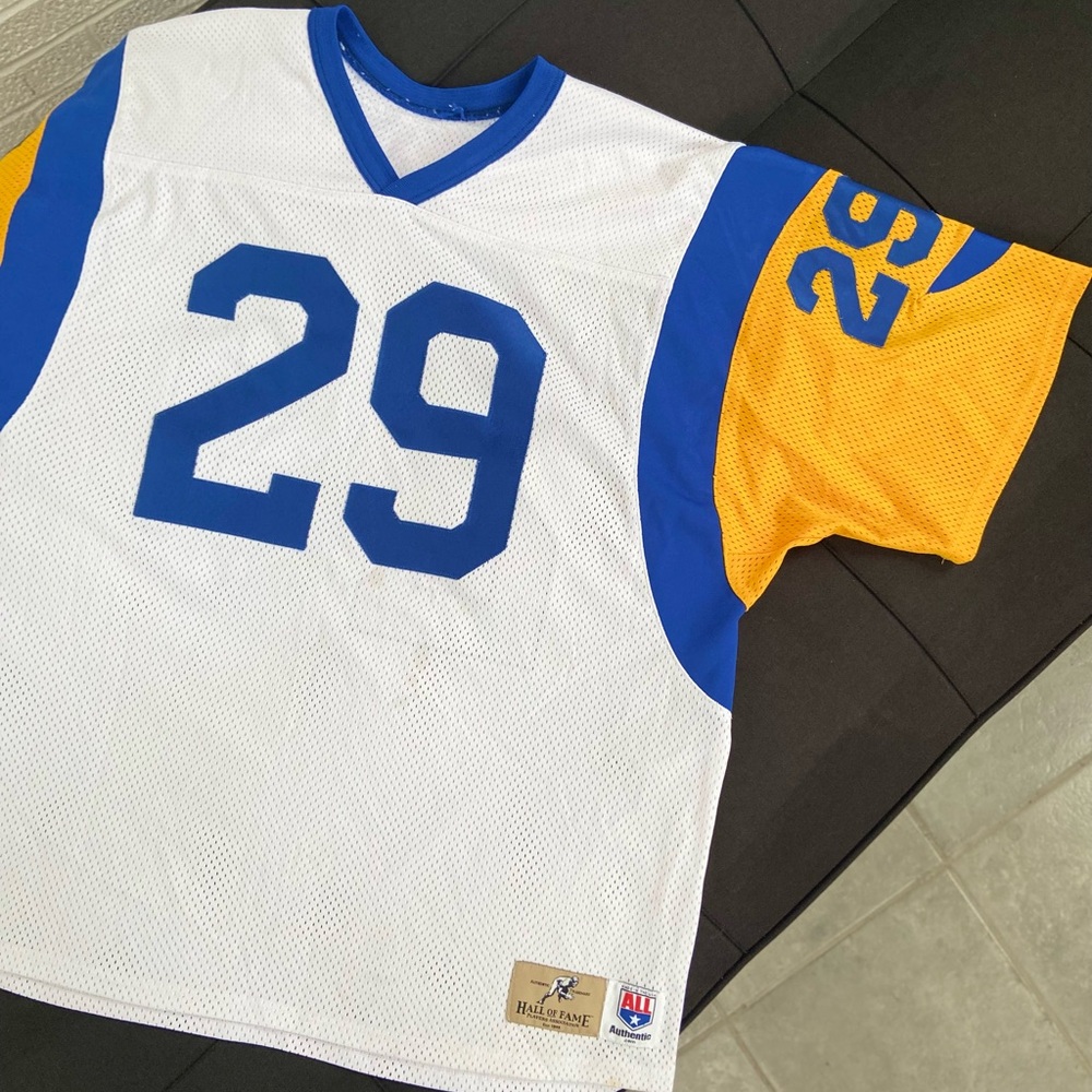 Vintage NFL Hall of Famer Eric Dickerson Los Angeles Rams Jersey XL